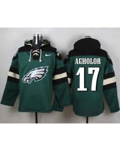 Eagles #17 Nelson Agholor Midnight Green Player Pullover NFL Hoodie