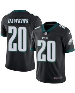 Eagles #20 Brian Dawkins Black Youth Stitched NFL Limited Rush Jersey