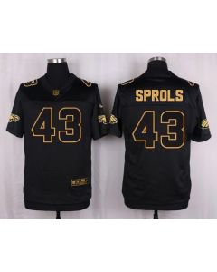 Eagles #43 Darren Sproles Black Men's Stitched NFL Elite Pro Line Gold Collection Jersey