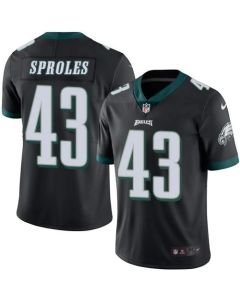Eagles #43 Darren Sproles Black Youth Stitched NFL Limited Rush Jersey