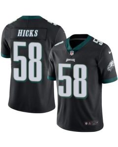 Eagles #58 Jordan Hicks Black Youth Stitched NFL Limited Rush Jersey