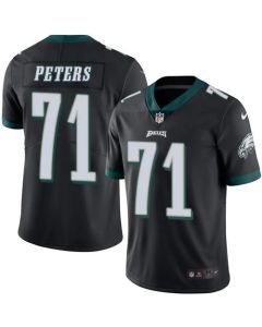 Eagles #71 Jason Peters Black Youth Stitched NFL Limited Rush Jersey