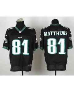 Eagles #81 Jordan Matthews Black Alternate Men's Stitched NFL Elite Jersey