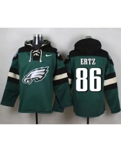 Eagles #86 Zach Ertz Midnight Green Player Pullover NFL Hoodie