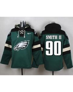 Eagles #90 Marcus Smith II Midnight Green Player Pullover NFL Hoodie