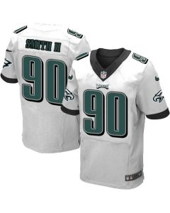 Eagles #90 Marcus Smith II White Men's Stitched NFL Elite Jersey