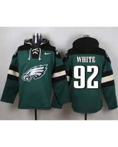 Eagles #92 Reggie White Midnight Green Player Pullover NFL Hoodie