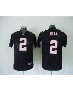 Falcons #2 Matt Ryan Black Color Stitched Youth NFL Jersey