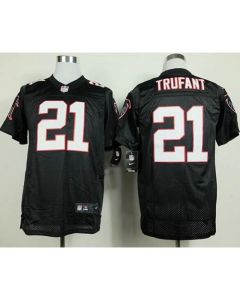 Falcons #21 Desmond Trufant Black Alternate Men's Stitched NFL Elite Jersey