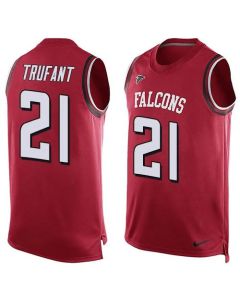 Falcons #21 Desmond Trufant Red Team Color Men's Stitched NFL Limited Tank Top Jersey