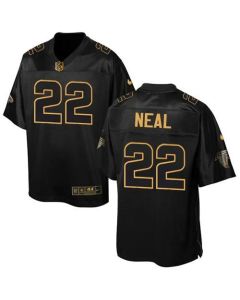 Falcons #22 Keanu Neal Black Men's Stitched NFL Elite Pro Line Gold Collection Jersey