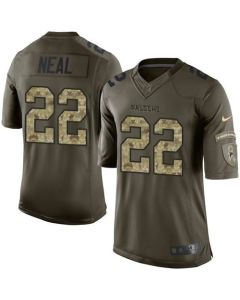 Falcons #22 Keanu Neal Green Youth Stitched NFL Limited Salute to Service Jersey