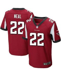 Falcons #22 Keanu Neal Red Team Color Men's Stitched NFL Elite Jersey