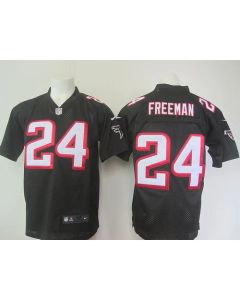 Falcons #24 Devonta Freeman Black Alternate Men's Stitched NFL Elite Jersey