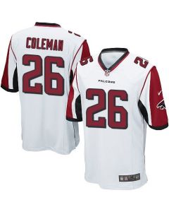 Falcons #26 Tevin Coleman White Youth Stitched NFL Elite Jersey