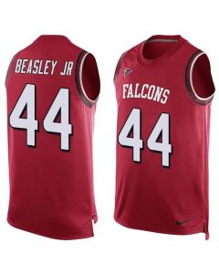 Falcons #44 Vic Beasley Jr Red Team Color Men's Stitched NFL Limited Tank Top Jersey
