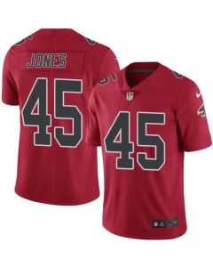 Falcons #45 Deion Jones Red Men's Stitched NFL Limited Rush Jersey