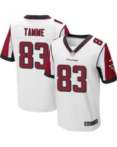 Falcons #83 Jacob Tamme White Men's Stitched NFL Elite Jersey
