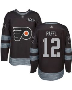 Flyers #12 Michael Raffl Black 1917-2017 100th Anniversary Stitched NHL Jersey