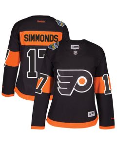 Flyers #17 Wayne Simmonds Black 2017 Stadium Series Women's Stitched NHL Jersey
