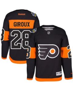 Flyers #28 Claude Giroux Black 2017 Stadium Series Stitched Youth NHL Jersey