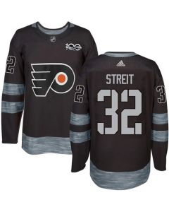 Flyers #32 Mark Streit Black 1917-2017 100th Anniversary Stitched NHL Jersey