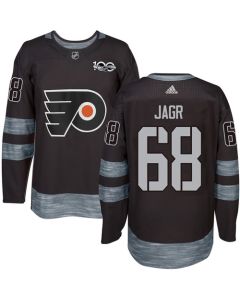 Flyers #68 Jaromir Jagr Black 1917-2017 100th Anniversary Stitched NHL Jersey