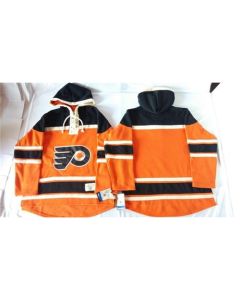 Flyers Blank Orange Sawyer Hooded Sweatshirt Stitched NHL Jersey