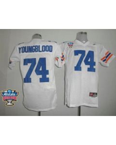 Gators #74 Jack Youngblood White Allstate Sugar Bowl Stitched NCAA Jersey