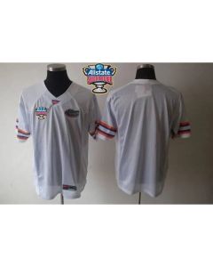 Gators Blank White Allstate Sugar Bowl Stitched NCAA Jersey