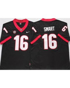 Georgia Bulldogs #16 Smart Black Stitched Jersey