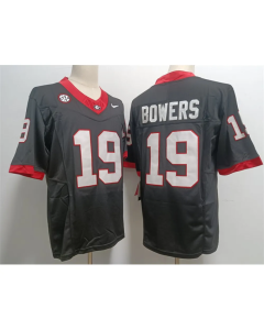 Georgia Bulldogs #19 Brock Bowers Black Stitched Jersey
