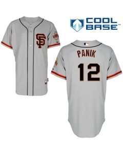 Giants #12 Joe Panik Grey Road 2 Cool Base Stitched MLB Jersey