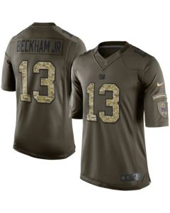 Giants #13 Odell Beckham Jr Green Men's Stitched NFL Limited Salute to Service Jersey