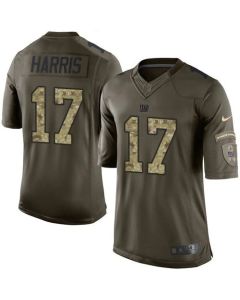 Giants #17 Dwayne Harris Green Men's Stitched NFL Limited Salute to Service Jersey