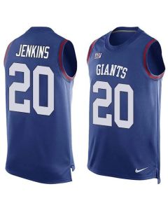 Giants #20 Janoris Jenkins Royal Blue Team Color Men's Stitched NFL Limited Tank Top Jersey