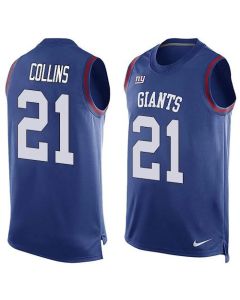 Giants #21 Landon Collins Royal Blue Team Color Men's Stitched NFL Limited Tank Top Jersey