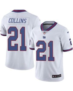 Giants #21 Landon Collins White Youth Stitched NFL Limited Rush Jersey