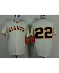 Giants #22 Will Clark Cream Home Cool Base Stitched MLB Jersey