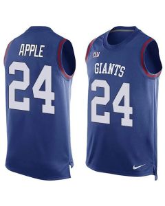 Giants #24 Eli Apple Royal Blue Team Color Men's Stitched NFL Limited Tank Top Jersey