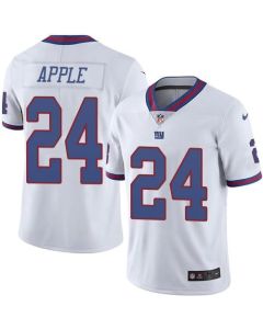 Giants #24 Eli Apple White Men's Stitched NFL Limited Rush Jersey