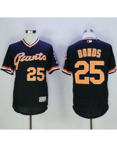 Giants #25 Barry Bonds Black Flexbase Authentic Collection Cooperstown Stitched MLB jerseys