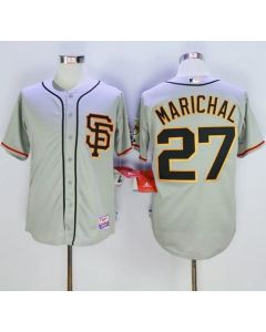 Giants #27 Juan Marichal Grey Cool Base Stitched MLB Jersey