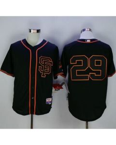 Giants #29 Jeff Samardzija Black Cool Base Stitched MLB Jersey