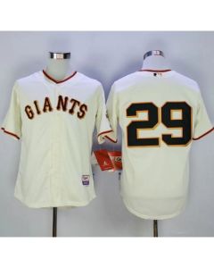 Giants #29 Jeff Samardzija Cream Cool Base Stitched MLB Jersey