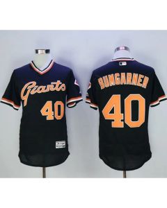 Giants #40 Madison Bumgarner Black Flexbase Authentic Collection Cooperstown Stitched MLB Jersey