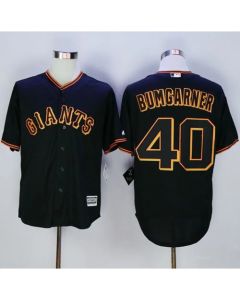 Giants #40 Madison Bumgarner Black New Cool Base Fashion Stitched MLB Jersey