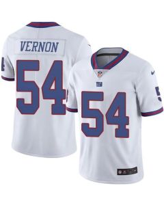 Giants #54 Olivier Vernon White Youth Stitched NFL Limited Rush Jersey