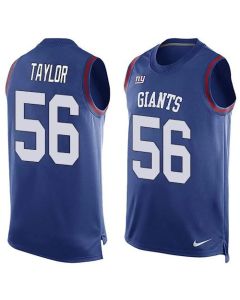 Giants #56 Lawrence Taylor Royal Blue Team Color Men's Stitched NFL Limited Tank Top Jersey