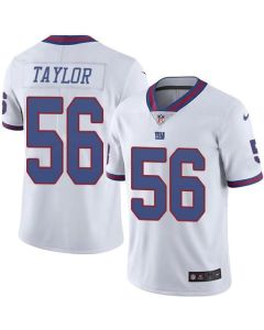 Giants #56 Lawrence Taylor White Men's Stitched NFL Limited Rush Jersey